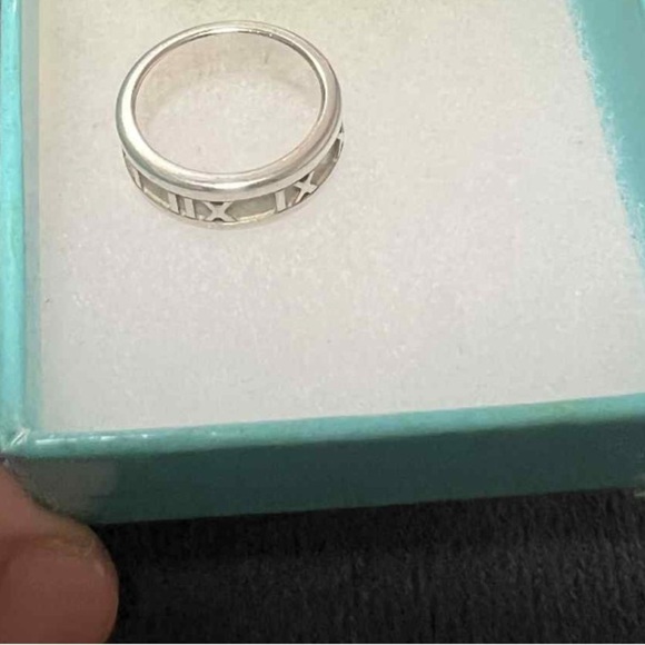TIFFANY&CO. RING ATLAS SILVER925 - Picture 5 of 8